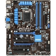 MSI B75A-G43, B75, VGA, HDMI, DVI, DDR3, SATA3, GBLAN, ATX, LGA1155 przedstawia grafika.