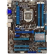 �Asus P8H77-V, H77, VGA, DP, HDMI, DVI, DDR3, SATA3, GBLAN, ATX, LGA1155 przedstawia grafika.