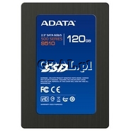 ADATA 120GB SSD, 2.5", SATA/600 550MB/s, 510MB/s S510 przedstawia grafika.