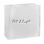 Pudelko Esperanza na CD Slim 5,2mm bezbarwne 10 szt. czarne przedstawia grafika.
