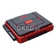 Konwerter SATA150/300 IDE ATA 2,5/3,5-cala > USB 2.0 Unitek Y-1031 przedstawia grafika.