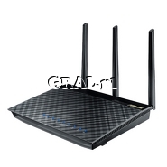 �Router Asus RT-AC66U Dual Wireless 2x USB 802.11ac GBLAN przedstawia grafika.