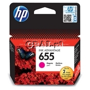 Wklad drukujacy HP No 655 Magenta CZ111AE przedstawia grafika.