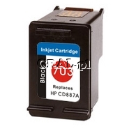 Wklad drukujacy zamiennik HP No 703 Czarny CD887A przedstawia grafika.