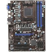 �MSI 760G-P43 (FX), AMD 760G, VGA, DDR3, SATA2, RAID, GBLAN, ATX, AM3 przedstawia grafika.