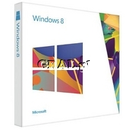 Microsoft Windows 8 64Bit PL OEM przedstawia grafika.