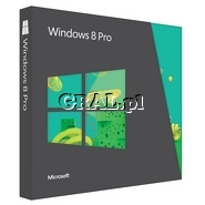 Microsoft Windows 8 Pro 32/64Bit PL VUP BOX przedstawia grafika.