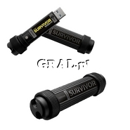 PenDrive 32GB USB 3.0 Corsair Survivor Stealth Military przedstawia grafika.