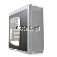 Panel boczny z oknem do SilentiumPC Gladius X80 Pure Black przedstawia grafika.