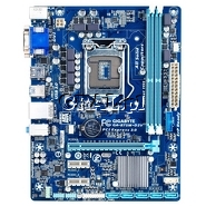 Gigabyte GA-B75M-D2V, B75, VGA, DVI, DDR3, SATA3, GBLAN, mATX, LGA1155 przedstawia grafika.