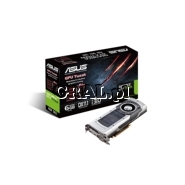 GeForce GTX TITAN Asus 6GB, DDR5, HDMI, DP, 2xDVI, PCI-E przedstawia grafika.