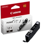 Wklad Canon CLI-551BK (BLACK) przedstawia grafika.