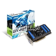 GeForce GTX650Ti Boost MSI 2048MB, DDR5, DP, HDMI, 2xDVI, PCI-E OC 1006/6008 przedstawia grafika.