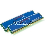 DDR3 16GB 1600MHz Kingston HyperX Blu XMP (2x8GB, DualDDR, CL10) przedstawia grafika.
