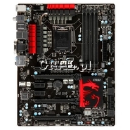 MSI Z77A-GD65 Gaming, Z77, VGA, HDMI, DVI, DDR3, SATA3, RAID, GBLAN, ATX, LGA1155 przedstawia grafika.