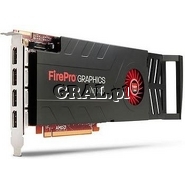 HP AMD FirePro W7000 4GB, DDR5, 4xDP, PCI-Ex16 Full Profile przedstawia grafika.
