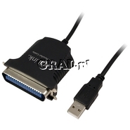 Konwerter USB -> LPT Centronics 36-pin LogiLink przedstawia grafika.