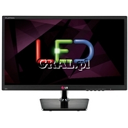 LG 20" LCD 20EN33SS-B (5ms, LED, czarny, wide)    przedstawia grafika.