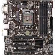AsRock B85M Pro4, B85, HDMI, DVI, DSUB, DDR3, SATA3, GBLAN, mATX, LGA1150  przedstawia grafika.