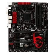 MSI Z87-G45 Gaming, Z87, HDMI, DVI, DSUB, DDR3, SATA3, GBLAN, Raid, ATX, LGA1150 przedstawia grafika.