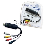 Grabber Audio/Video LogiLink USB2.0 przedstawia grafika.