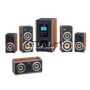 Genius SW-HF 5.1 5200 Wood przedstawia grafika.