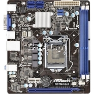 Asrock H61M-VG3, H61, DDR3, SATA2, USB 2.0, GBLAN, mATX, LGA1155 (OEM) przedstawia grafika.