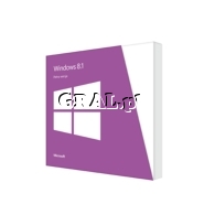 Microsoft Windows 8.1 32/64Bit PL BOX przedstawia grafika.