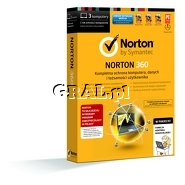 Symantec Norton 360 21.0 PL BOX 5-user (2014) przedstawia grafika.