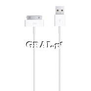 Kabel USB do iPhone 3G/3GS/4/4S, iPad 1/2/3, iPod przedstawia grafika.