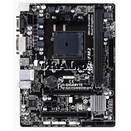 �Gigabyte GA-F2A88XM-DS2, AMD A88X, DVI, VGA, DDR3, SATA3, RAID, GBLAN, MATX, FM2+ przedstawia grafika.
