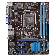 Asus H61M-K, DVI, VGA, H61, DDR3, SATA2, USB 3.0, GBLAN, MATX, LGA1155 przedstawia grafika.