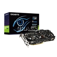 GeForce GTX780Ti Gigabyte 3GB, DDR5, DP, HDMI, 2xDVI, PCI-E    przedstawia grafika.