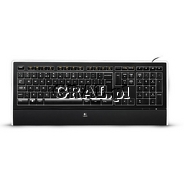 Logitech Illuminated Keyboard K740 przedstawia grafika.