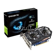 GeForce GTX750Ti Gigabyte 2048MB, DDR5, 2xHDMI, 2xDVI, PCI-E OC 1033/5400 przedstawia grafika.