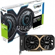 GeForce GTX750Ti Palit 2048MB, DDR5, miniHDMI, DVI, PCI-E StormX Dual OC 1202/6008 przedstawia grafika.