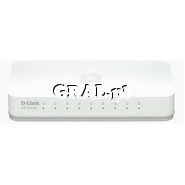 D-Link GO-SW-8E Switch 8x 10/100 Mbit (RJ45) przedstawia grafika.