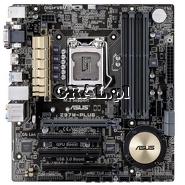 ASUS Z97M-PLUS, Z97, HDMI, DVI, DSUB, DDR3, SATA3, GBLAN, Raid, MATX, LGA1150 przedstawia grafika.