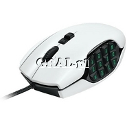 �Logitech G600 Gaming MMO Mouse White przedstawia grafika.