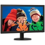 Philips 21,5" LCD 223V5LSB2 (5ms, LED, D-SUB, FULLHD, czarny) przedstawia grafika.