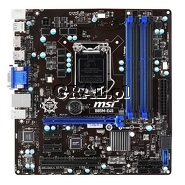�MSI B85-E45, B85, HDMI, DVI, DSUB, DDR3, SATA3, GBLAN, mATX, LGA1150 przedstawia grafika.