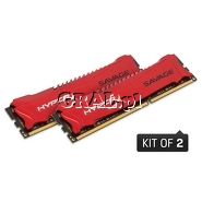 DDR3 8GB 1600MHz HyperX Savage (2x4GB, DualDDR, CL9) przedstawia grafika.