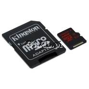 Kingston Secure Digital Micro SDXC 64GB UHS-I Class U3 + Adapter przedstawia grafika.