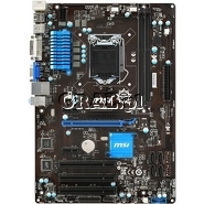 MSI H81-P33, H81, VGA, DVI, DDR3, SATA3, USB 3.0, LGA1150, ATX przedstawia grafika.