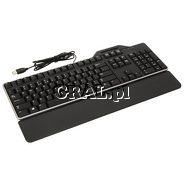 Dell KB318 SmartCard Keyboard (USB, Black) przedstawia grafika.