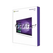Microsoft Windows 10 PRO 64Bit PL OEM DVD przedstawia grafika.