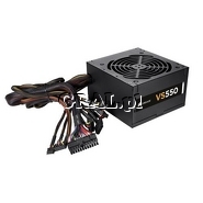 Zasilacz do obudowy ATX 550W Corsair VS550 80 Plus (Fan 120mm) przedstawia grafika.