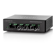 CISCO Switch SG110D-05 5x 10/100/1000 Mbit (RJ45) przedstawia grafika.