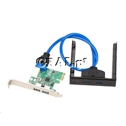 Kontroler USB 3.0 2x port zew., 1x port wew., PCI-E,  I-TEC Extension Kit przedstawia grafika.