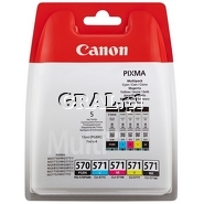 Wkad Canon PGI-570/CLI-571 MultiPack C/M/Y/BK przedstawia grafika.